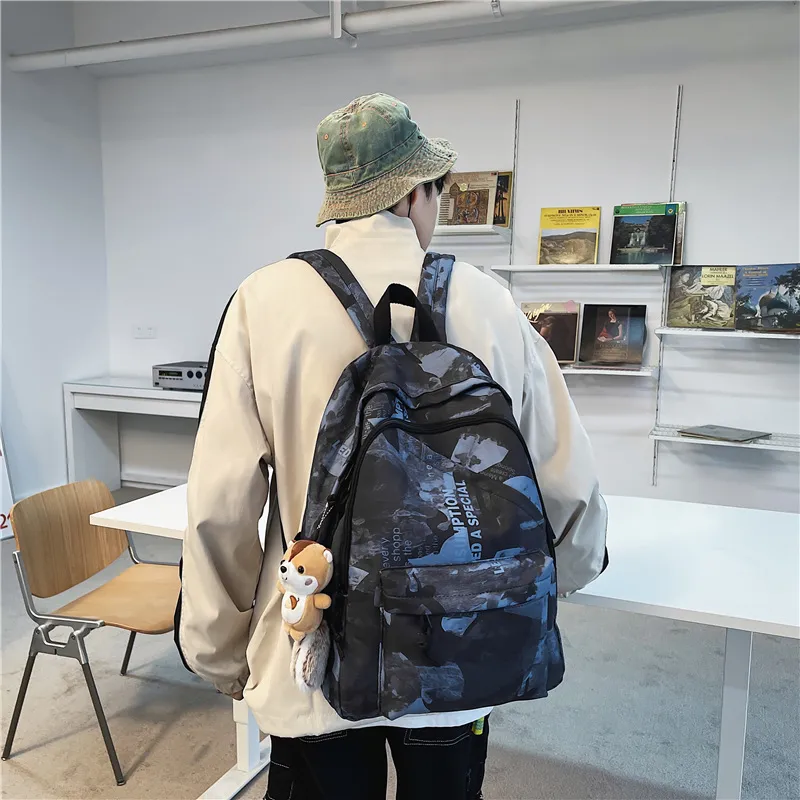 LEXI Nylon Backpack Unisex Multicolor-1