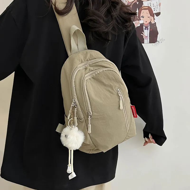 LEXI Nylon Sling Bag Unisex Multicolor-6