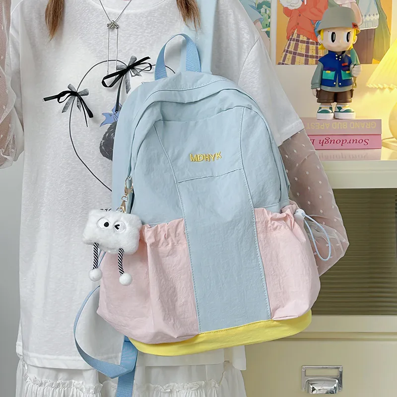 LEXI Nylon Backpack Unisex Multicolor-1