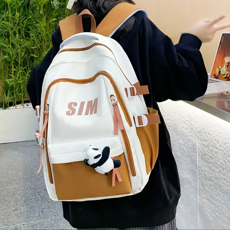 LEXI Nylon Backpack Regular Unisex Multicolor-8