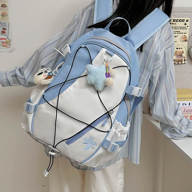 LEXI Polyester Backpack Unisex Multicolor-8