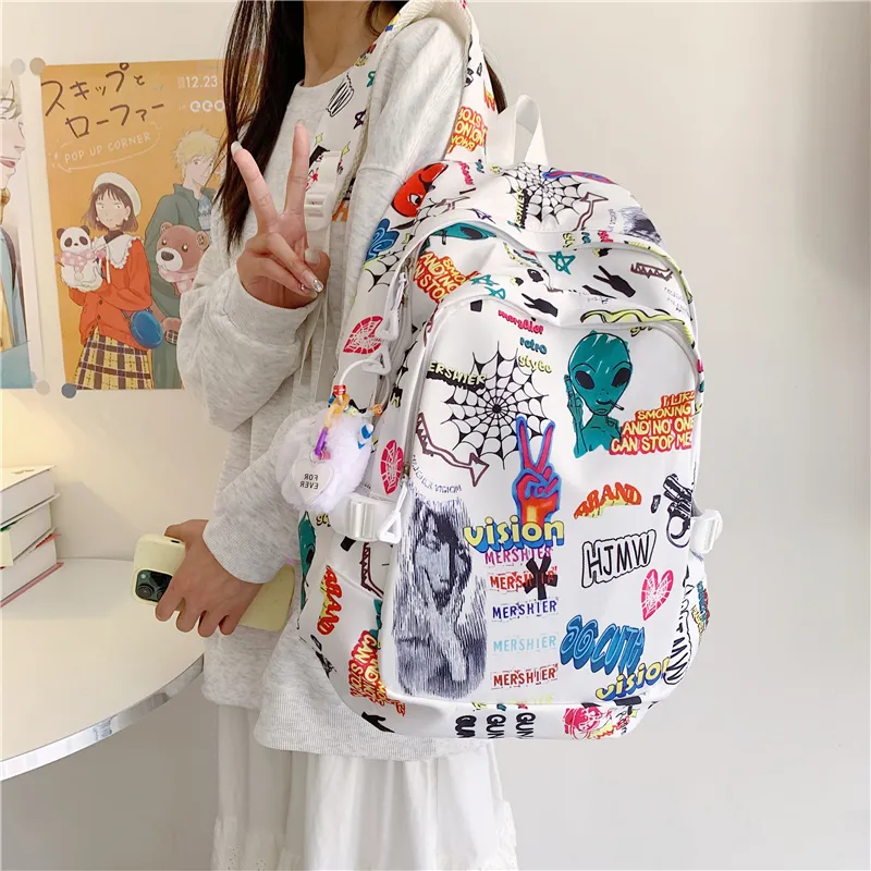 LEXI Oxford Backpack Regular Unisex Multicolor-2