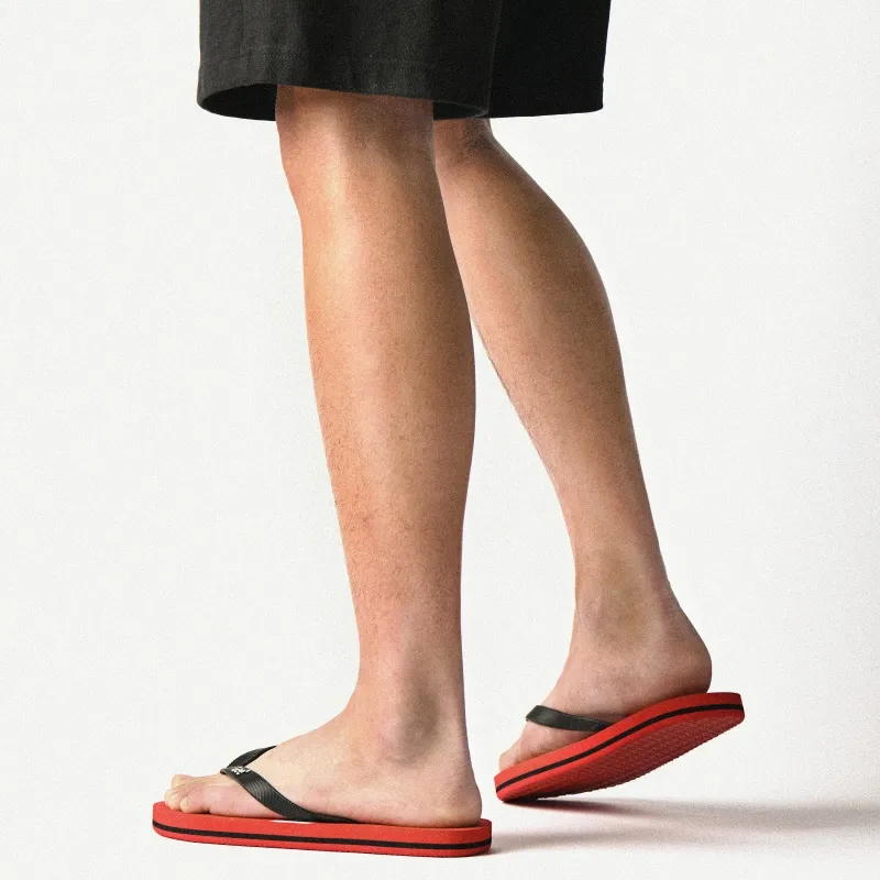 Lee Sunset 4.0 Slide Slippers Men's Red-6