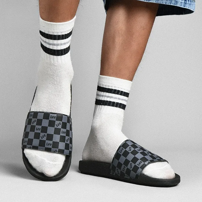 Lee Sunset 3.0 Slide Slippers Men's Black-5