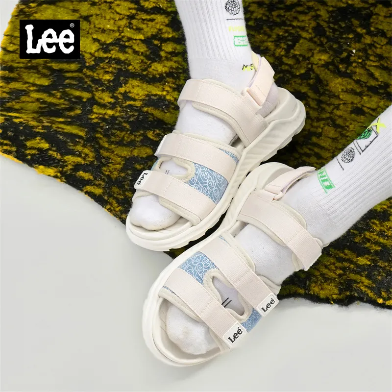Lee Beach Sandals Men Beige, Black, White-24