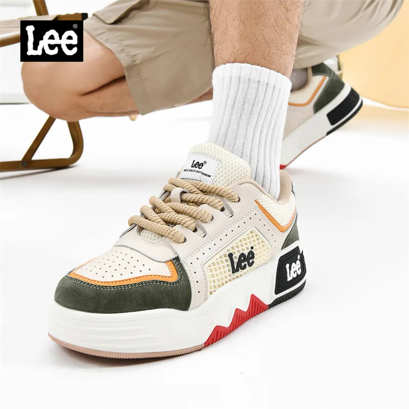 Lee Lightweight And Breathable Low-Top Skateboard Shoes Men's-5