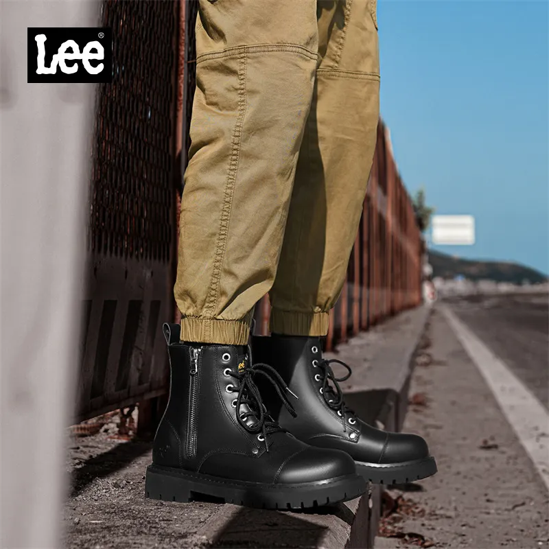 Lee Martin Boots Men Black-6