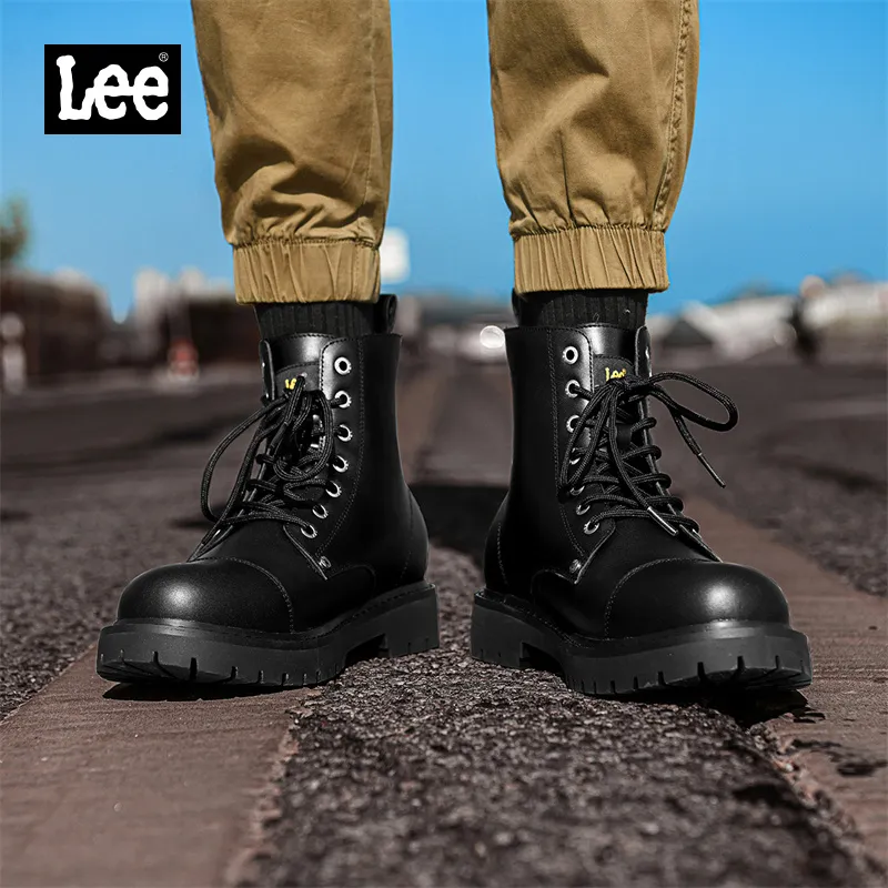 Lee Martin Boots Men Black-5