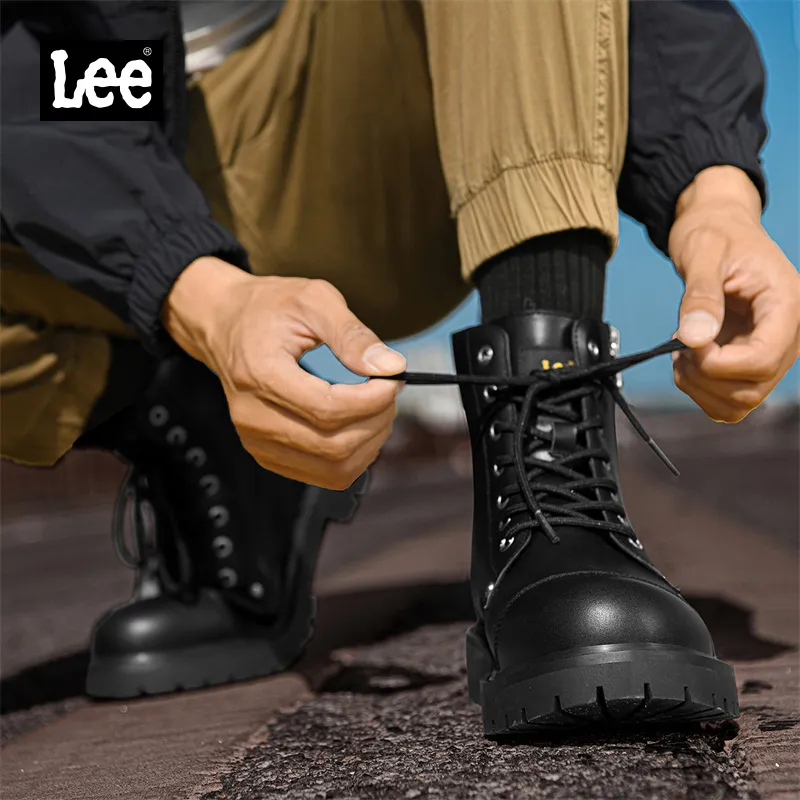 Lee Martin Boots Men Black-7