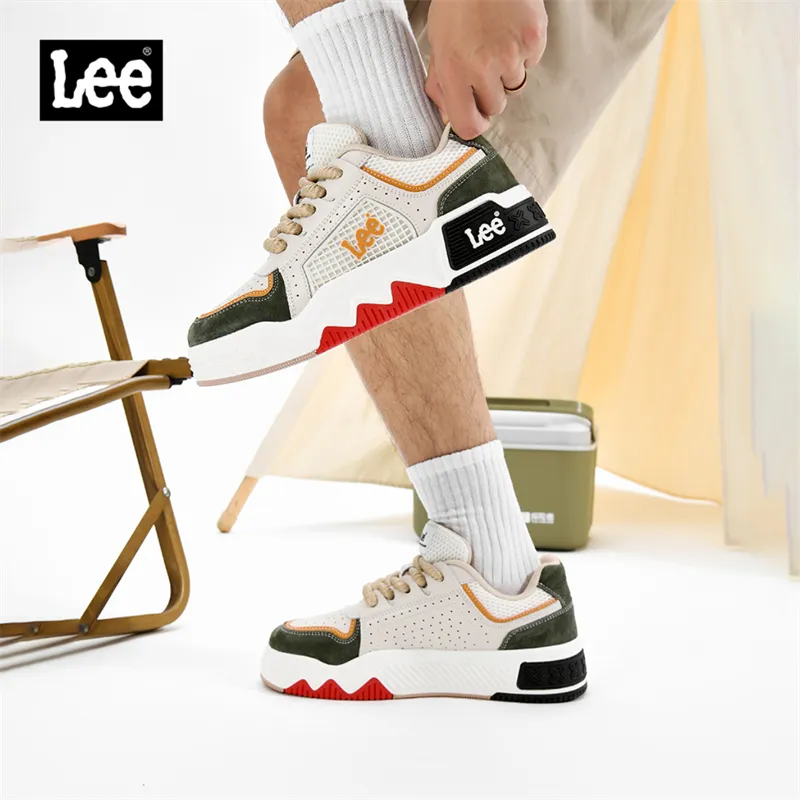 Lee Lightweight And Breathable Low-Top Skateboard Shoes Men's-6
