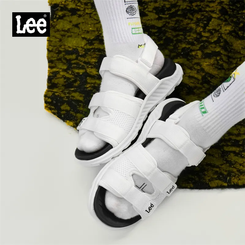 Lee Beach Sandals Men Beige, Black, White-17
