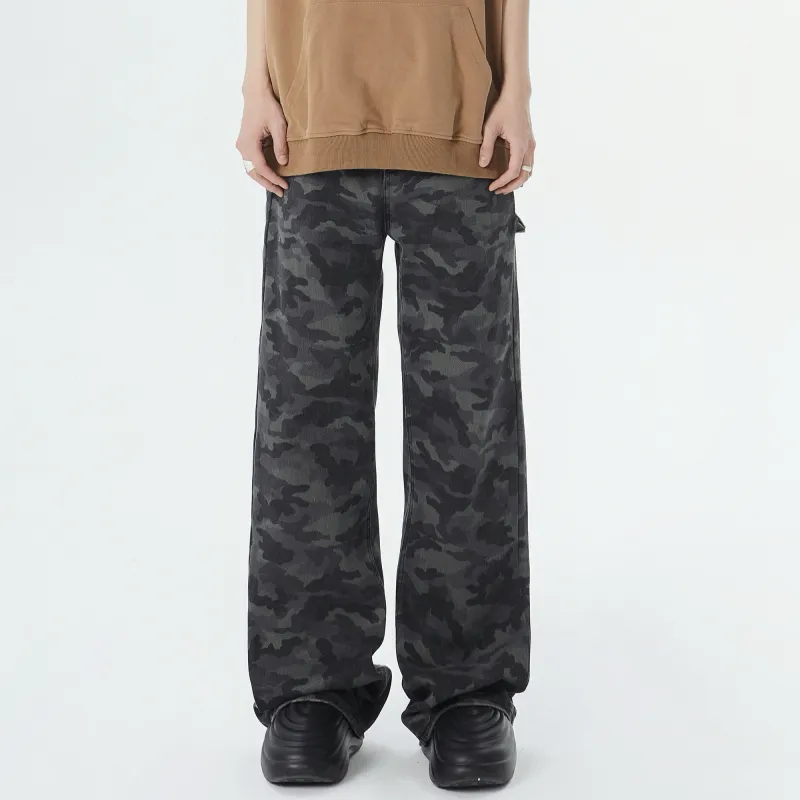 Jeep Jeans Unisex Camouflage Black-3