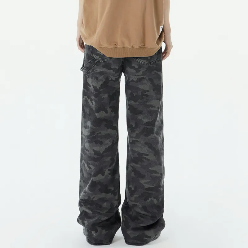 Jeep Jeans Unisex Camouflage Black-4