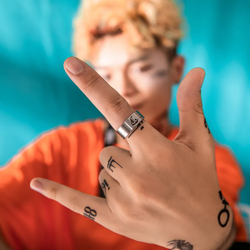 COLIMIDA Titanium Steel Rings Unisex-6
