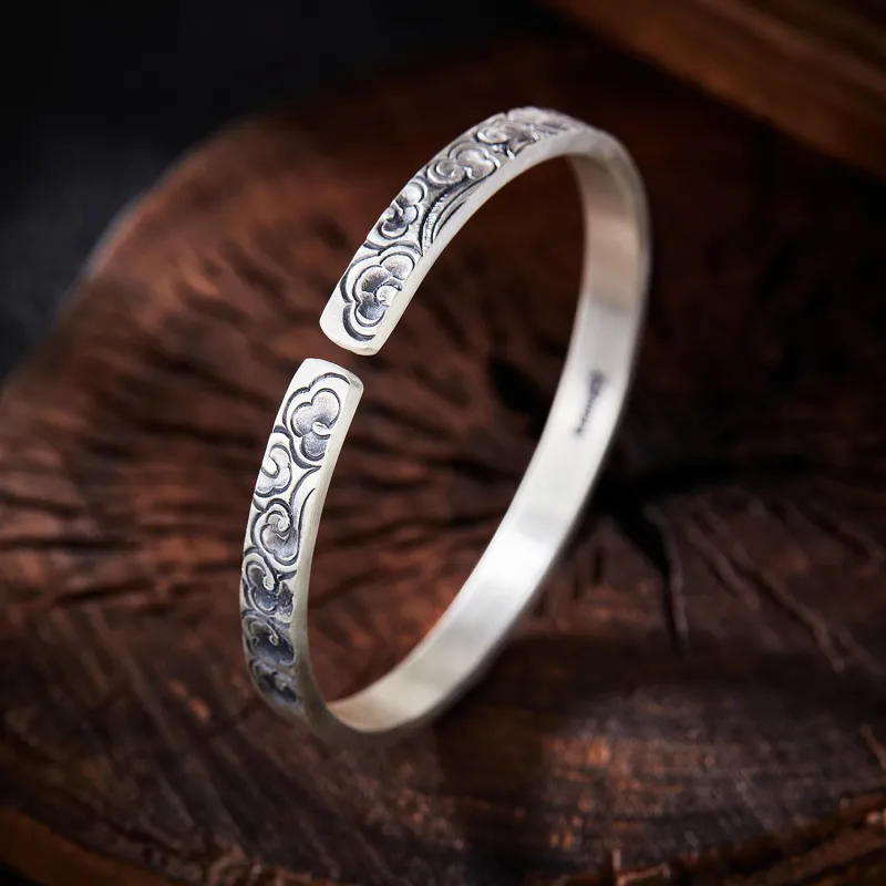 COLIMIDA S999 Fine Silver Sterling Silver Bracelets Unisex-5