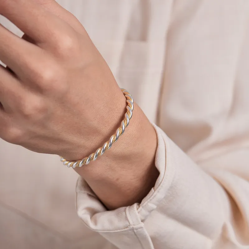 COLIMIDA S999 Fine Silver Sterling Silver Bracelets Unisex-4