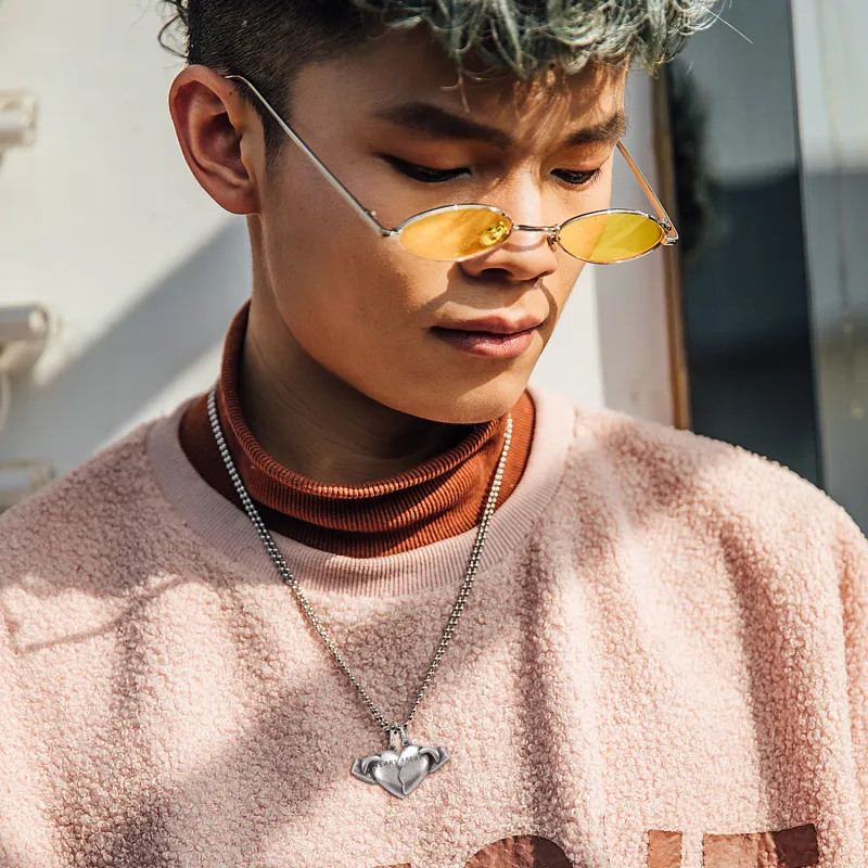 COLIMIDA Titanium Steel Necklaces Unisex-4