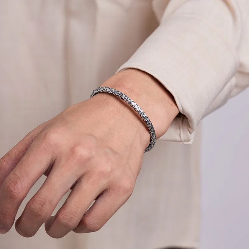 COLIMIDA S999 Fine Silver Sterling Silver Bracelets Unisex-2