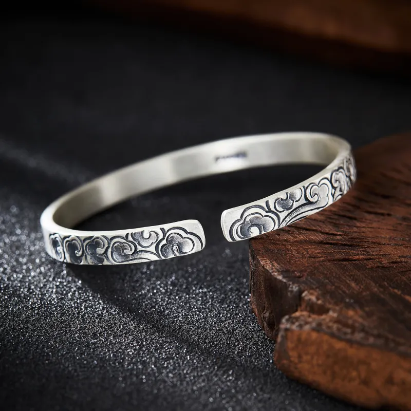 COLIMIDA S999 Fine Silver Sterling Silver Bracelets Unisex-6