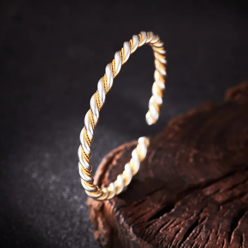 COLIMIDA S999 Fine Silver Sterling Silver Bracelets Unisex-6