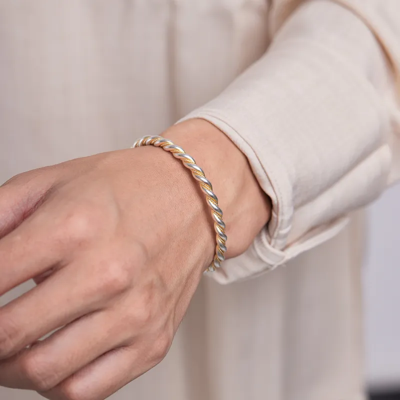 COLIMIDA S999 Fine Silver Sterling Silver Bracelets Unisex-3
