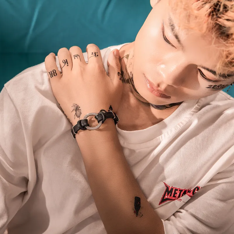 COLIMIDA Leather Cord Wristbands Unisex-3