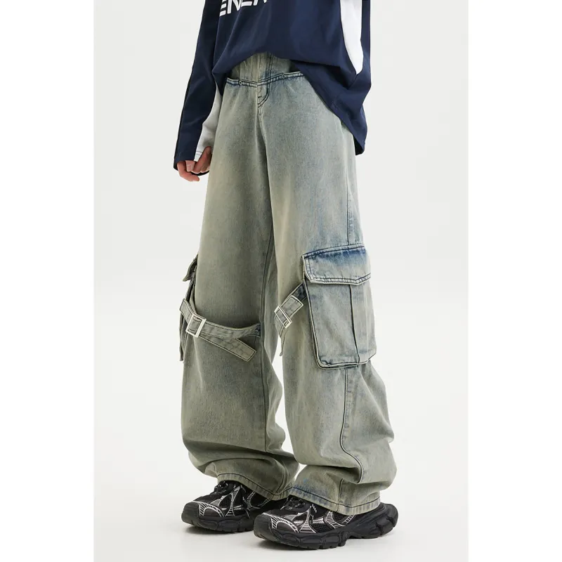 XINIYA TRAVEL Jeans Unisex Washed Color-5
