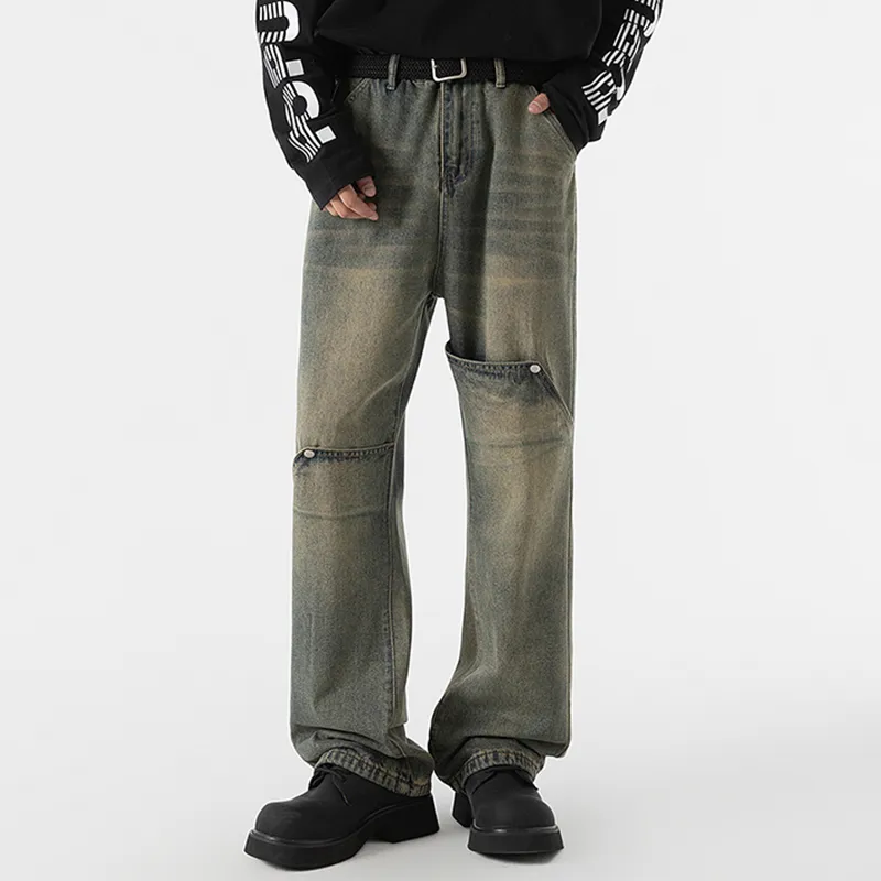 XINIYA TRAVEL Jeans Unisex Washed Color-3