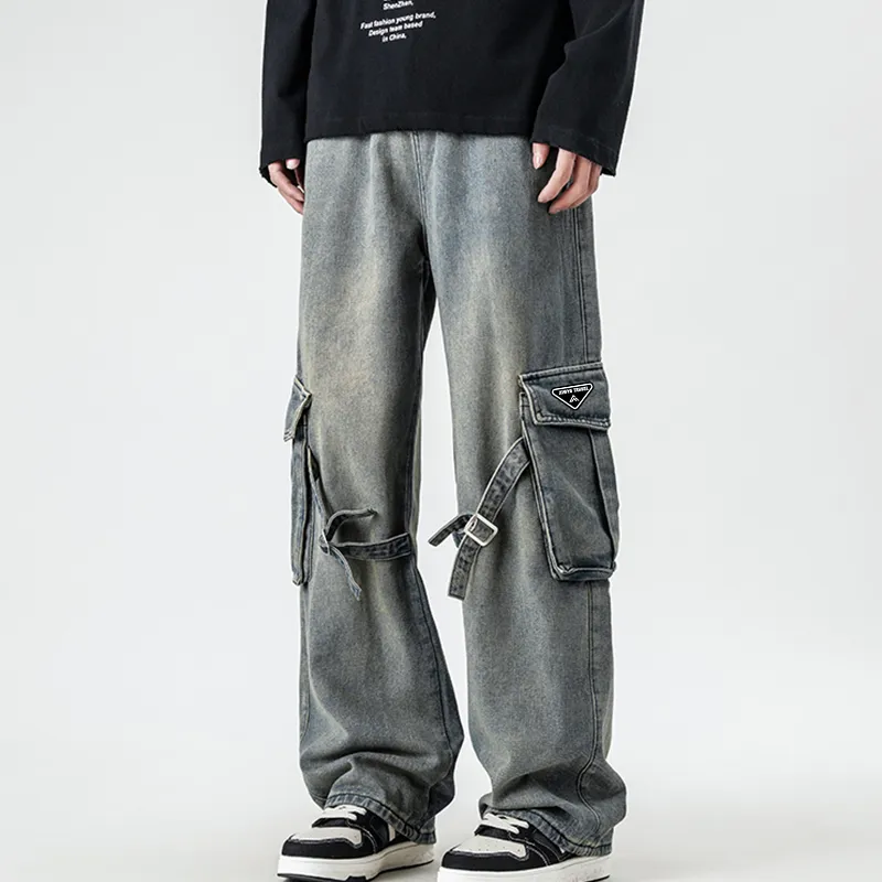 XINIYA TRAVEL Jeans Unisex Nostalgic Blue-2