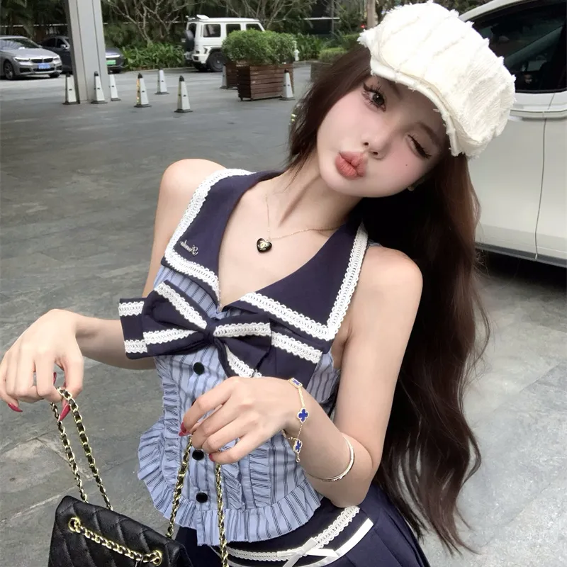 TIBINB Two Piece Skirt Sets Women's-2