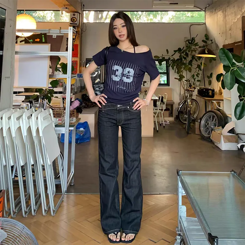 TIBINB Regular Short Sleeved T Shirts Women's-13