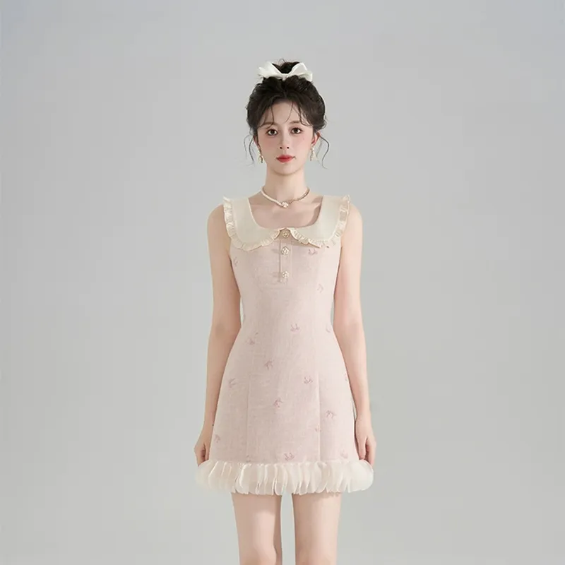 TIBINB Sleeveless Dress Women's-2