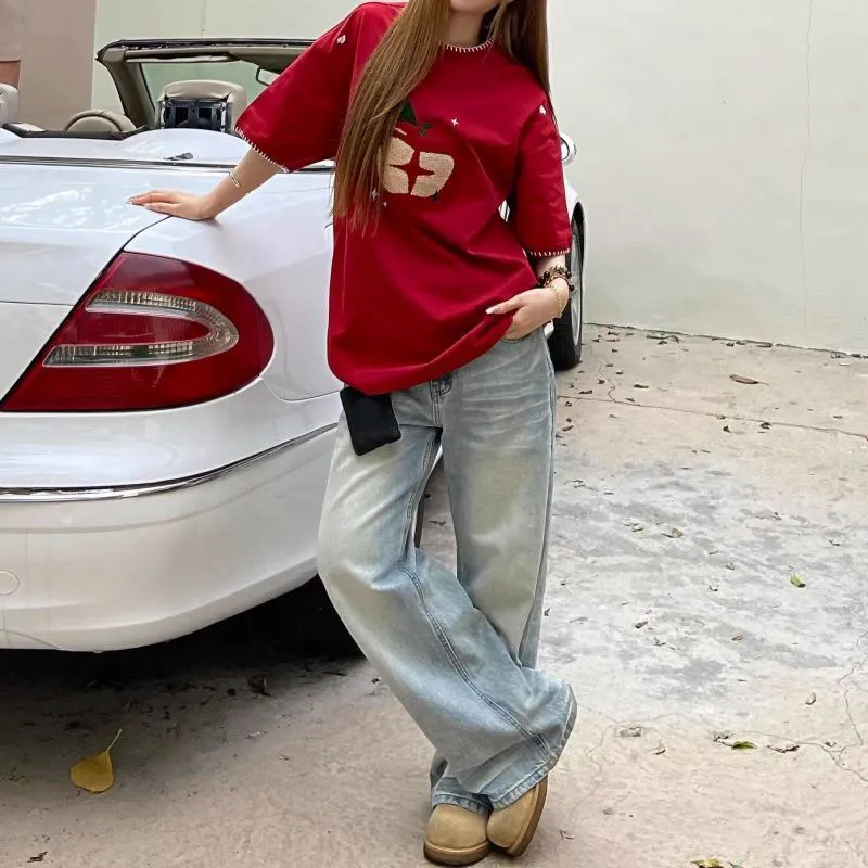 TIBINB T Shirts Women's-5