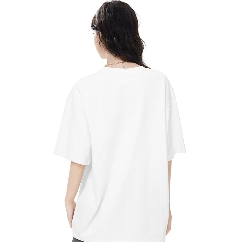 TIBINB T Shirts Women's White-6