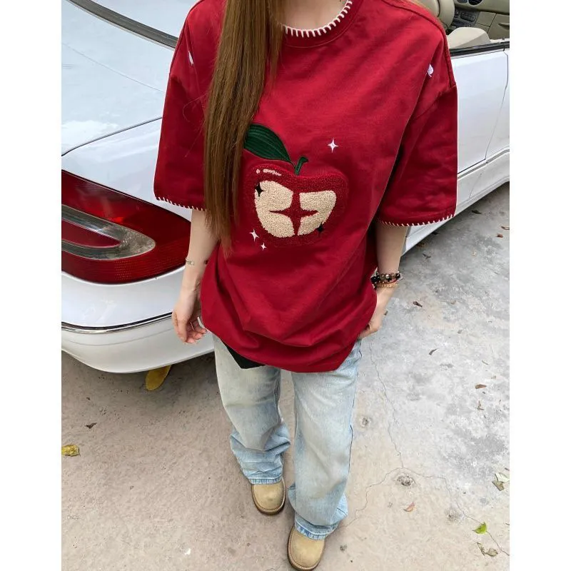 TIBINB T Shirts Women's-4