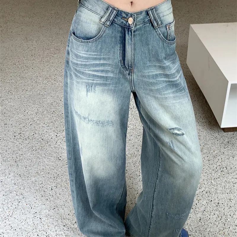 TIBINB Jeans Women's Blue-6