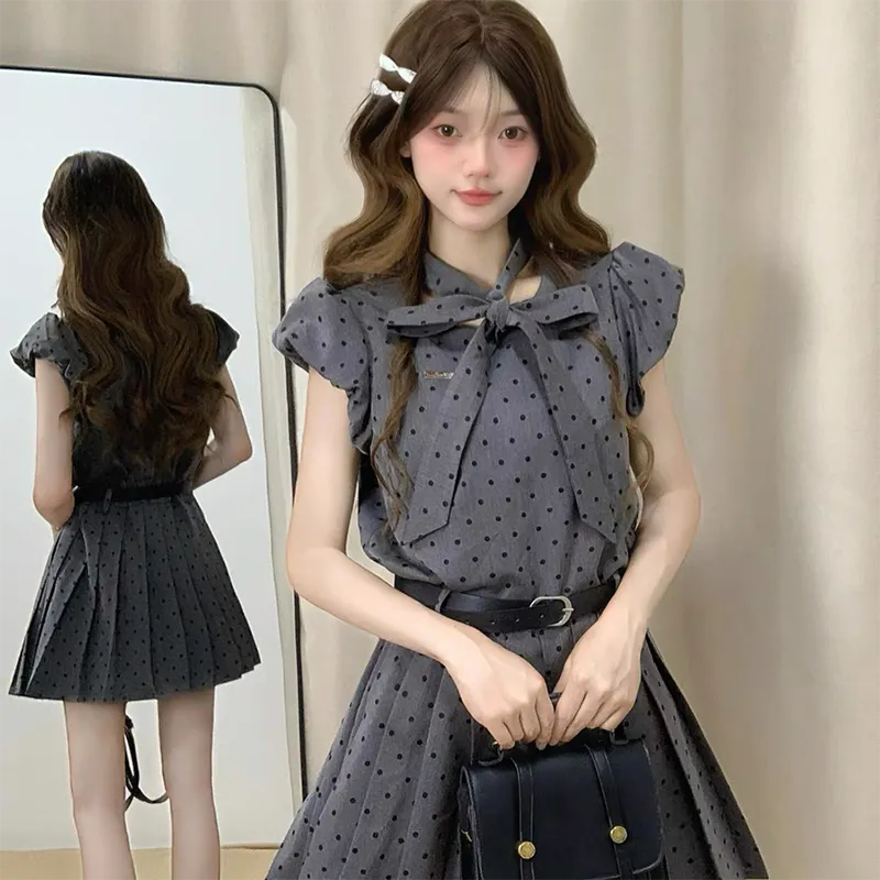 TIBINB Short Sleeved Dress Women's-3
