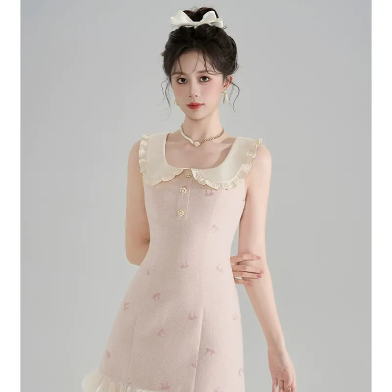 TIBINB Sleeveless Dress Women's-3