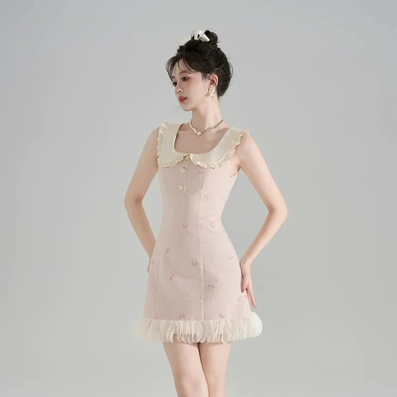 TIBINB Sleeveless Dress Women's-5