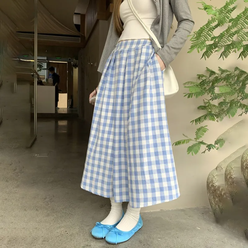 COVER TIME Casual Long Skirt Women's-3