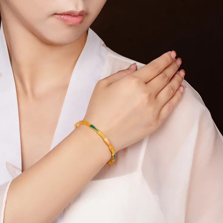 Begoris Foot Silver 990 Bangles Women's-2