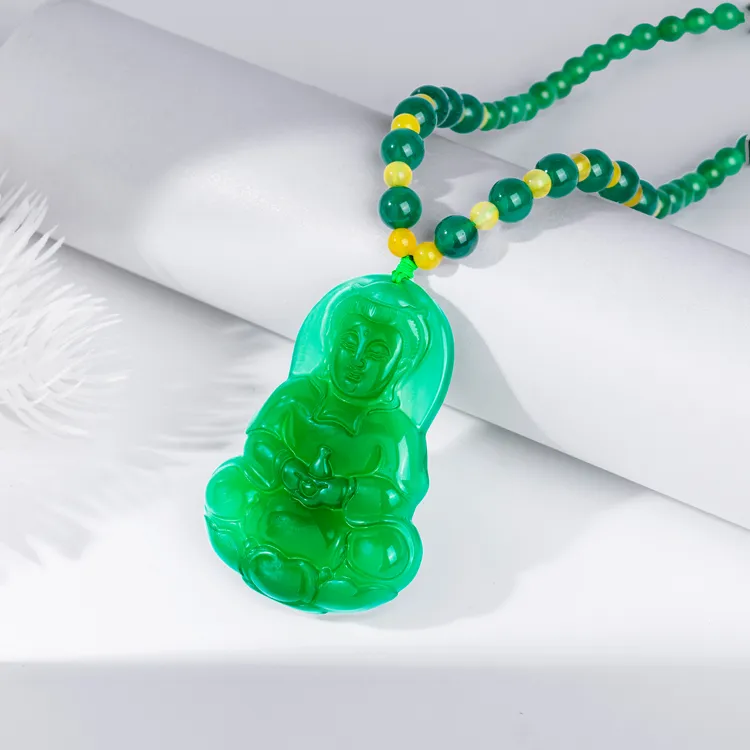 Begoris Jade Necklaces Unisex-2