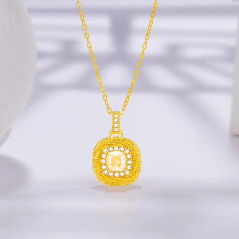 Begoris Gold Plated/Alloy/Zircon Necklaces Women's-1