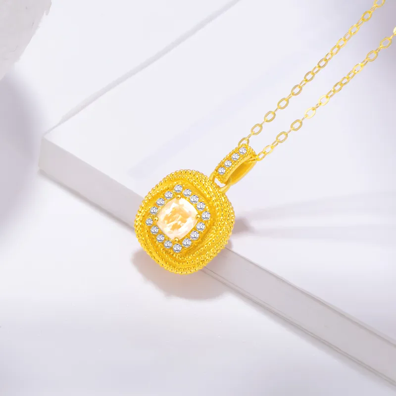 Begoris Gold Plated/Alloy/Zircon Necklaces Women's-2