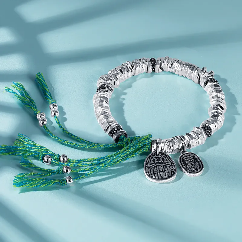 Begoris Silver-Plated Bracelets Unisex-3