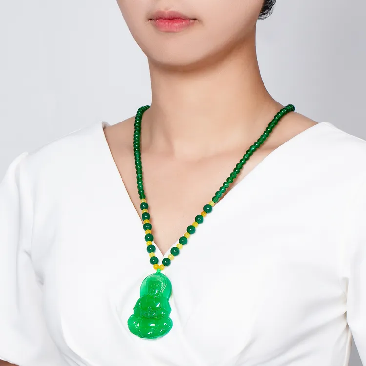 Begoris Jade Necklaces Unisex-4