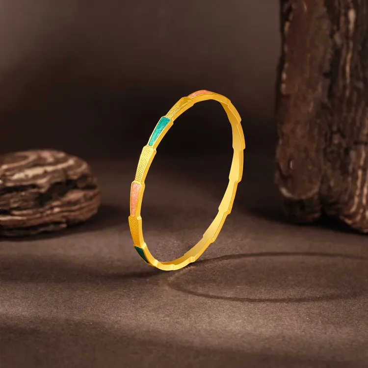 Begoris Foot Silver 990 Bangles Women's-3