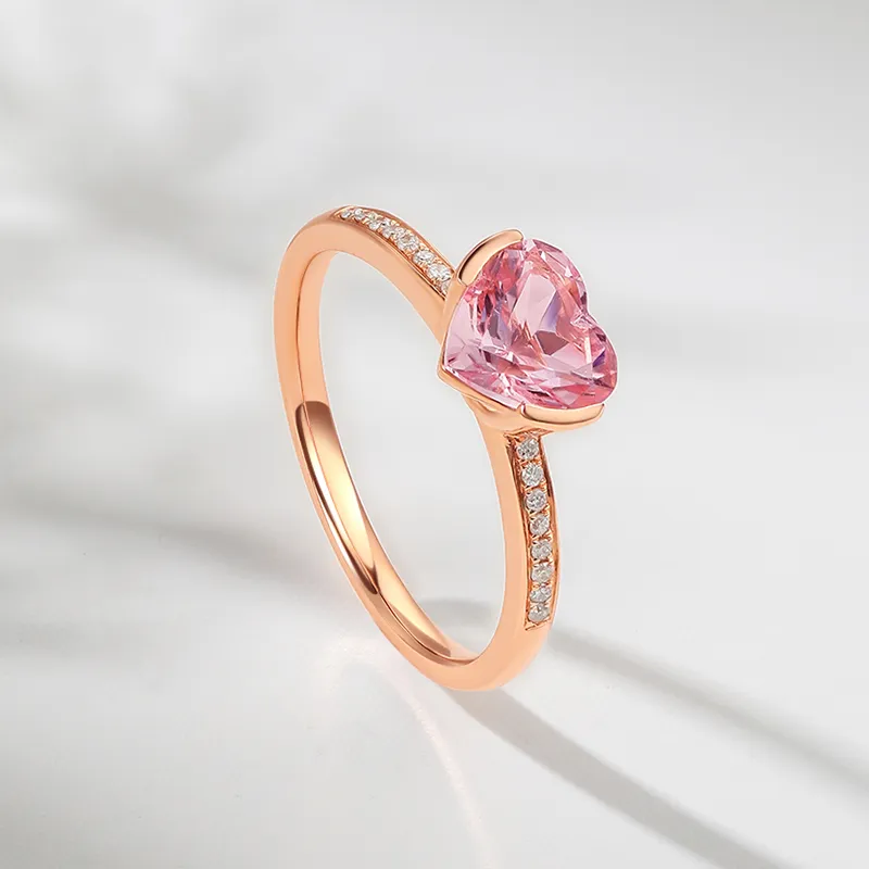 Begoris Morganite Rings Women's-2