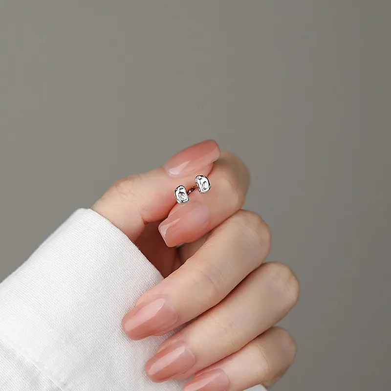 GIFT&CO 999 Fine Silver Stud Earrings Women's-4