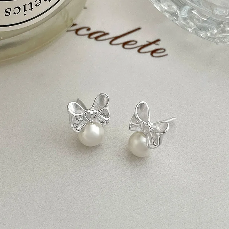 GIFT&CO S925 Silver Stud Earrings Women's-3